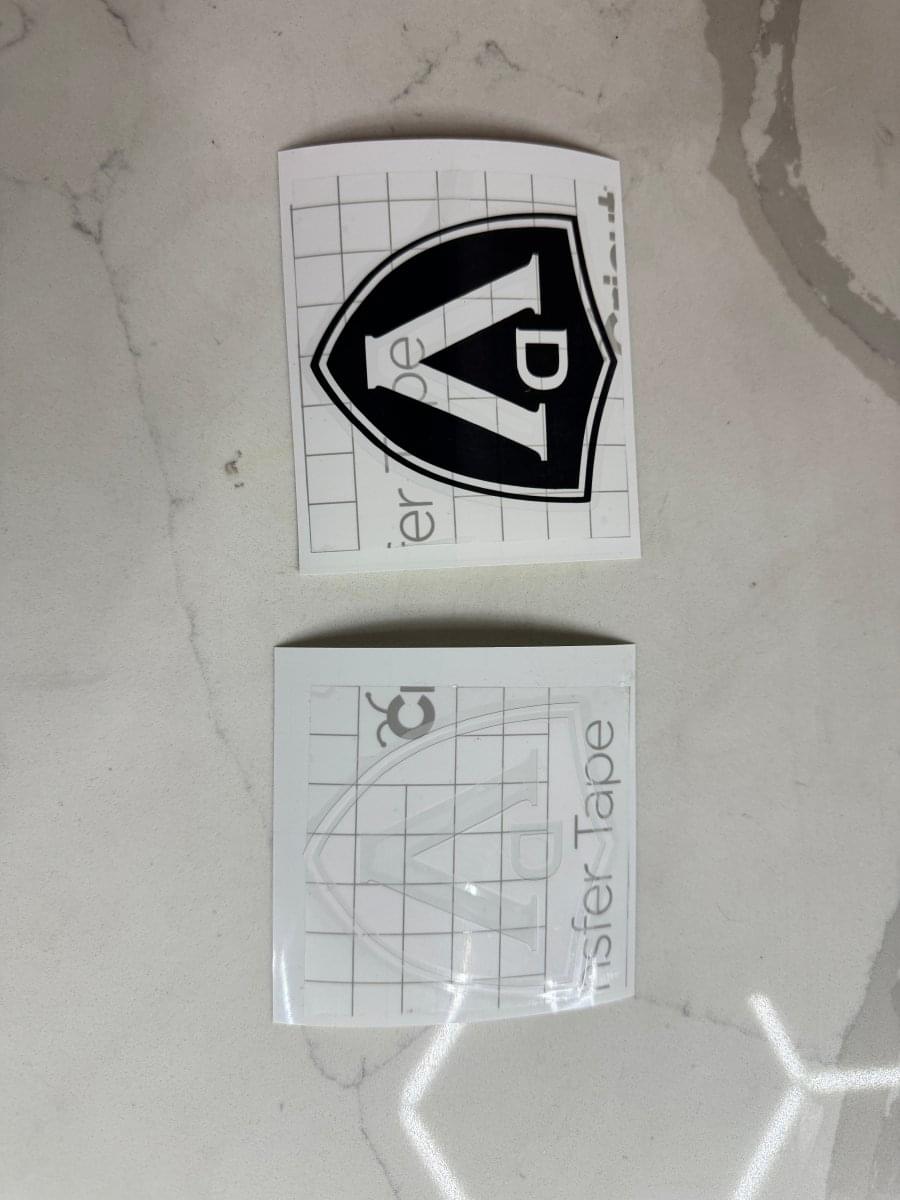 VALVETRONIC CREST STICKERS.