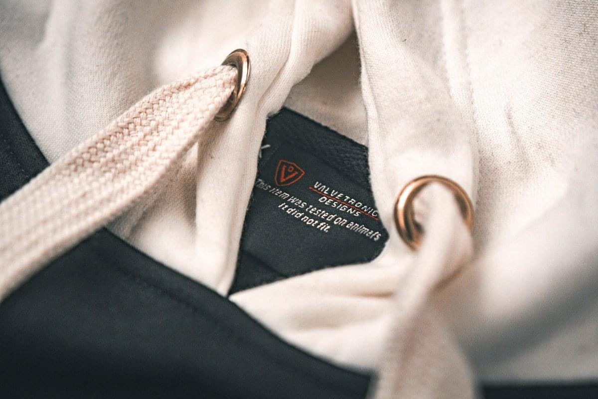 Valvetronic Designs Black & White Hoodie.