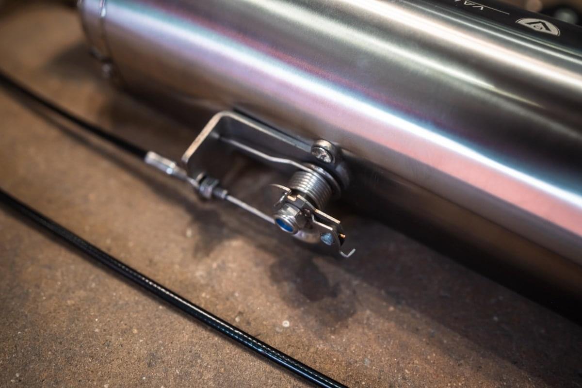 Valvetronic Motorcycle Valved Muffler.