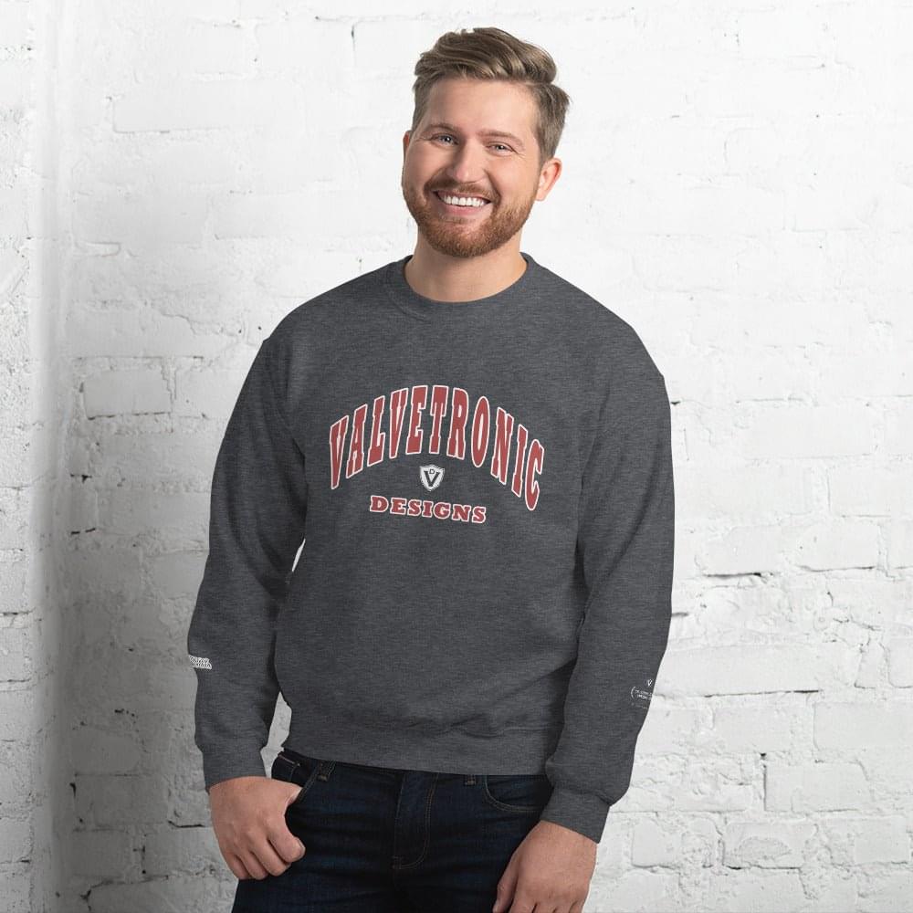 Valvetronic Varsity style sweatshirt.