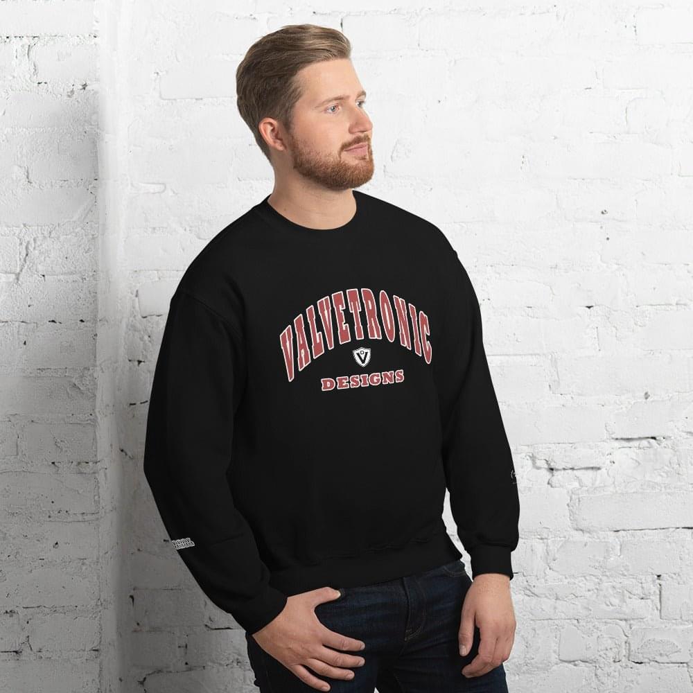 Valvetronic Varsity style sweatshirt.