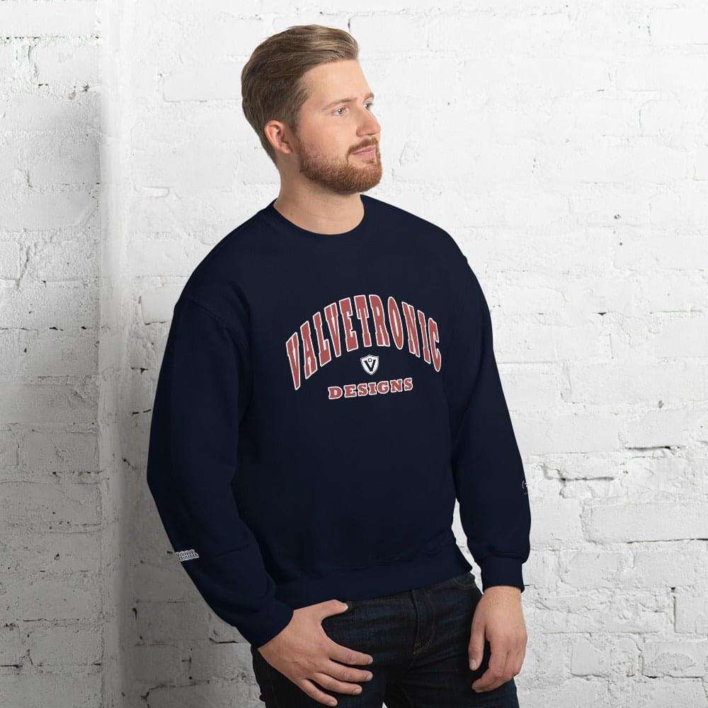 Valvetronic Varsity style sweatshirt.