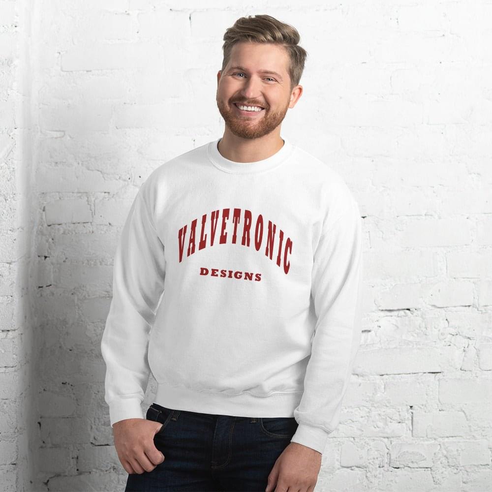 Valvetronic Varsity style sweatshirt.