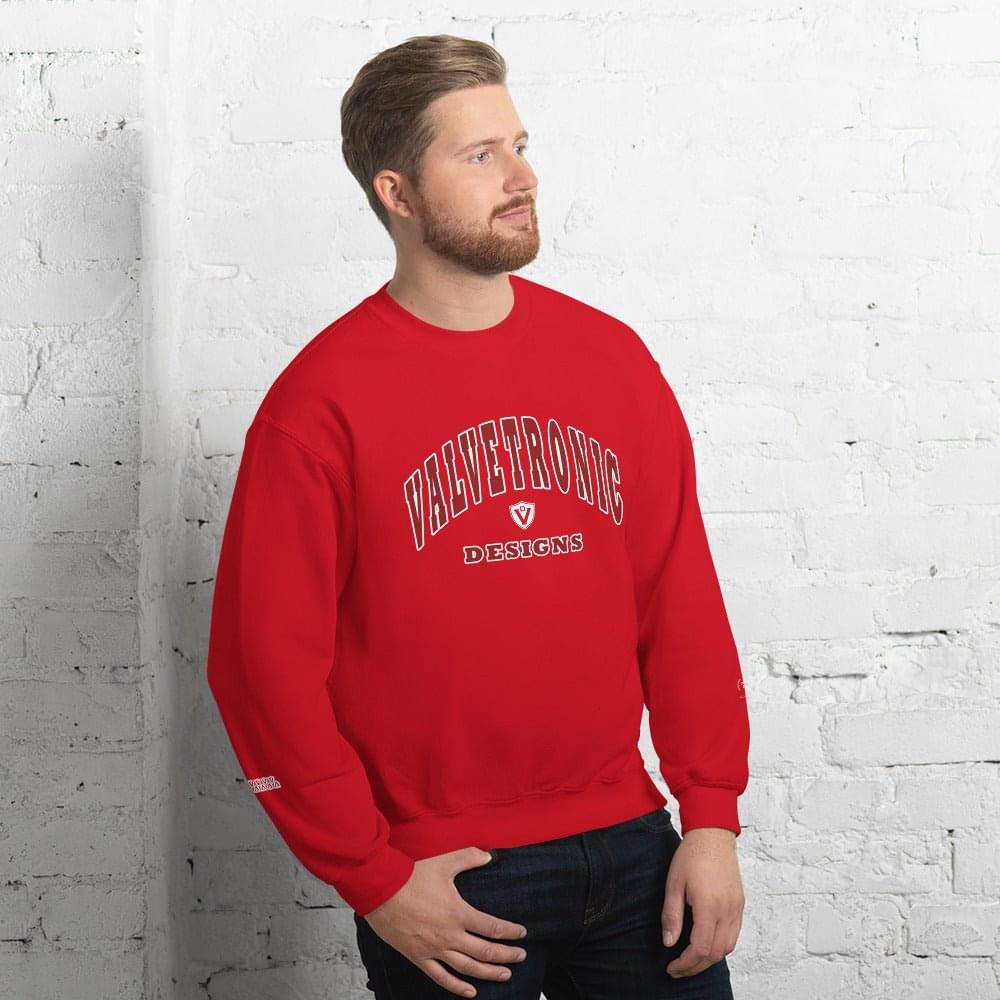 Valvetronic Varsity style sweatshirt.