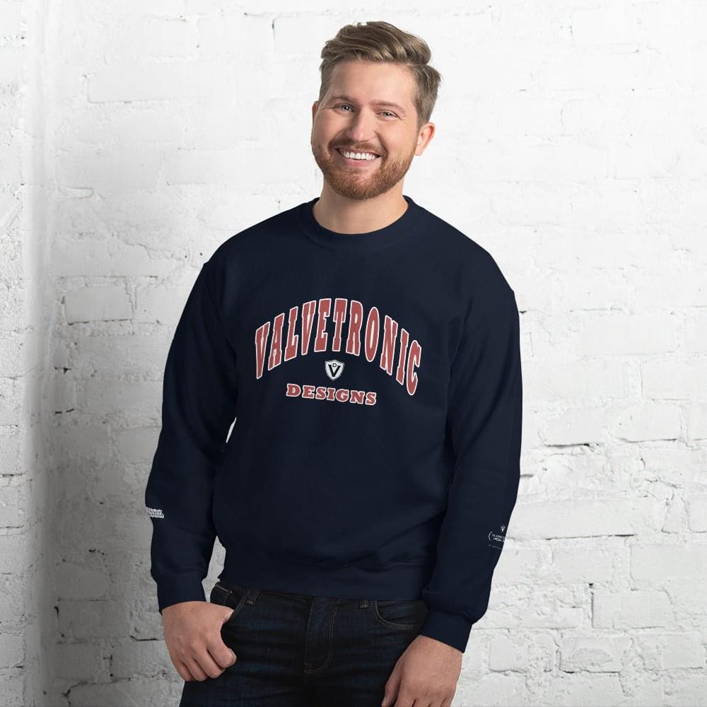 Valvetronic Varsity style sweatshirt.