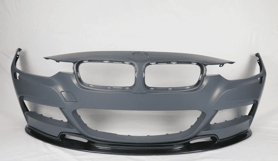 Varis Style V2 Carbon Fiber Front Lip for BMW F30 3 Series Sedan (2012-2018).
