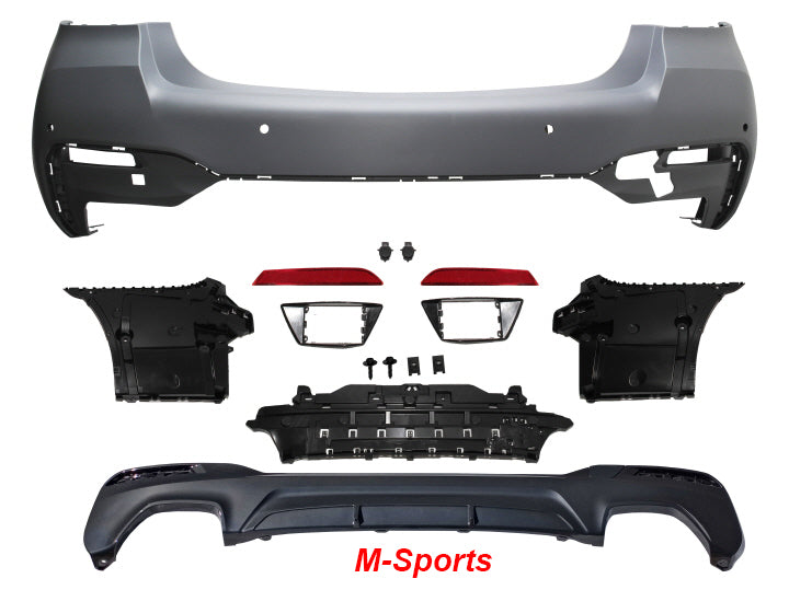 2021-2023 BMW G30 LCI Rear Bumper W/ PDC Covers - COLORADO N5X