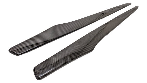 2019+ BMW G20 3 Series V-Style Carbon Fiber Side Skirt Extensions - COLORADO N5X