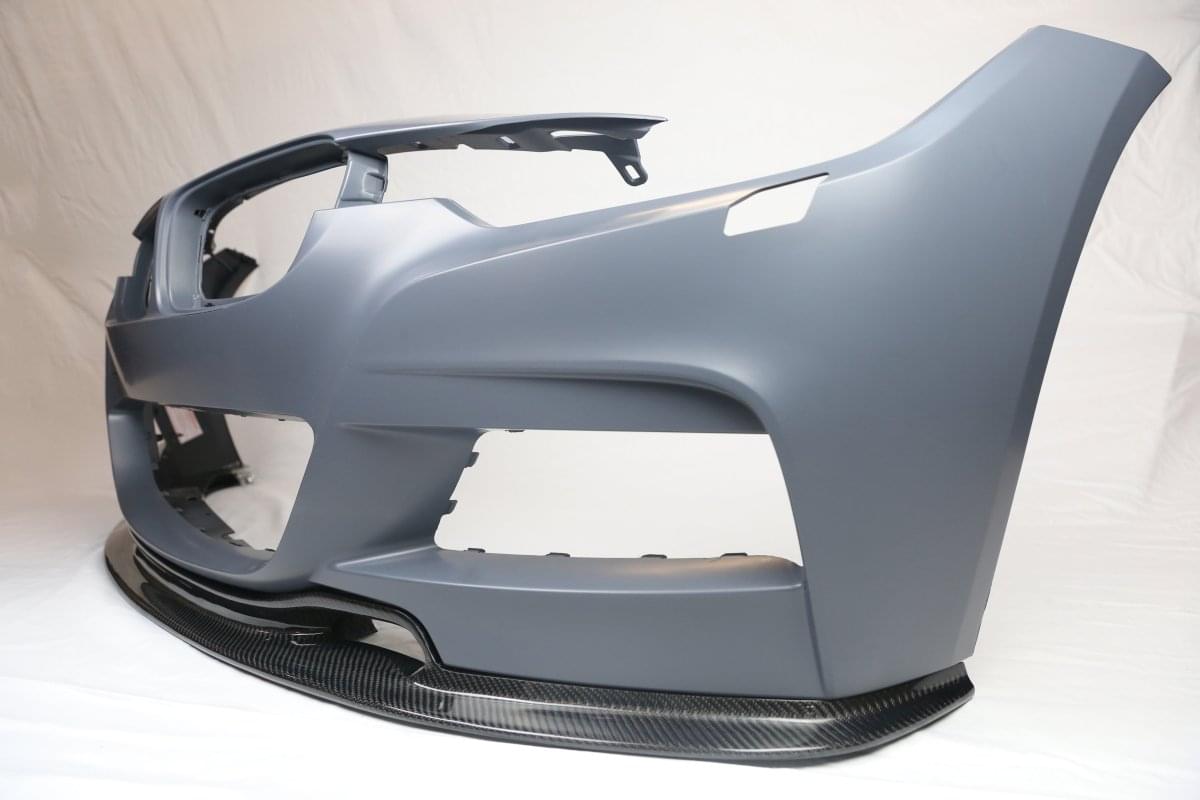 2012-2018 BMW F30 M-TECH Style Bumper + Carbon Front Lip.
