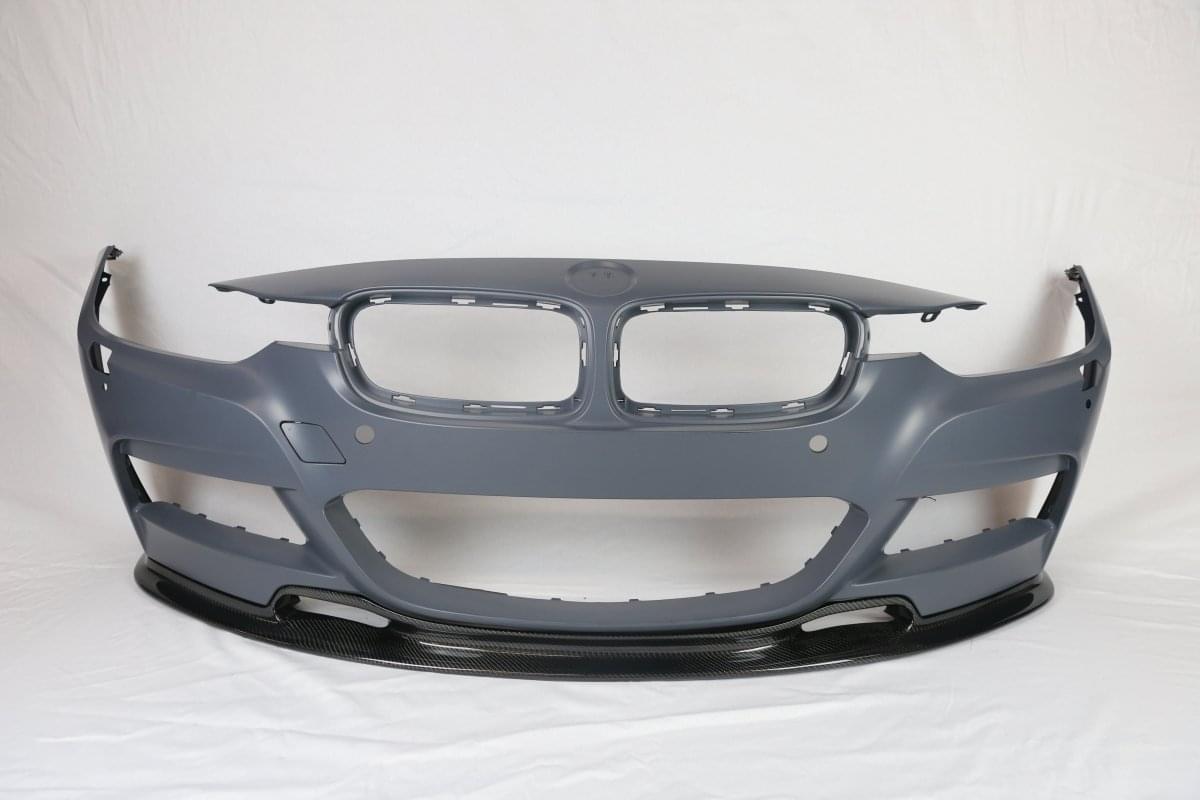 2012-2018 BMW F30 M-TECH Style Bumper + Carbon Front Lip.