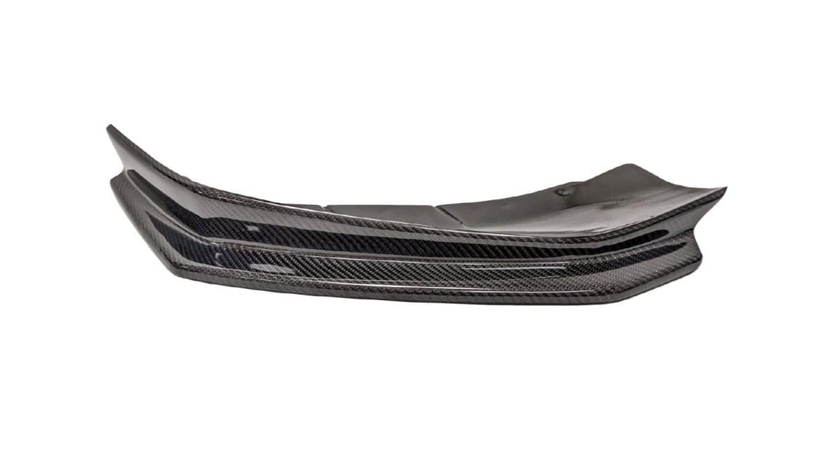 2017-2020 BMW 5 Series G30 Pre-LCI JGS Style Carbon Fiber Front Lip (3 PCS) for MT Front Bumper.