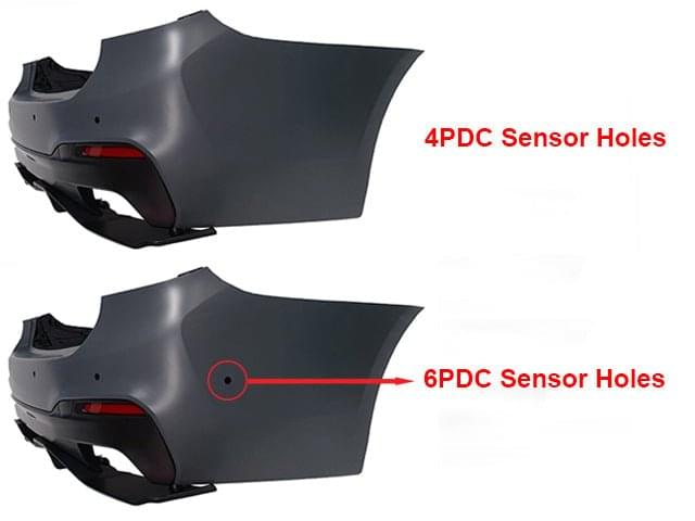 2017-2020 BMW G30 PRE-LCI M-P Style Rear Bumper.