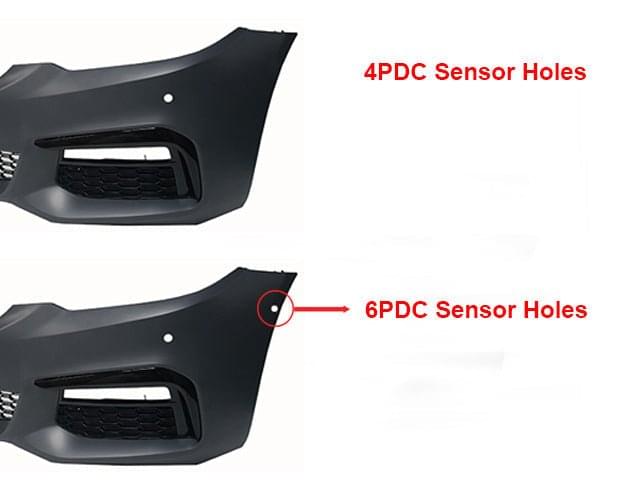 2017-2020 BMW G30 PRE-LCI M-TECH M SPORT Style Front Bumper.