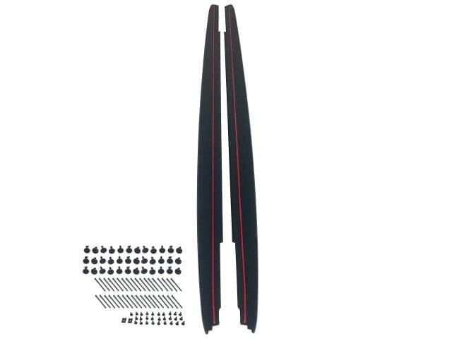 2017-2022 BMW G30 M-P Style Side Skirt Extension with Decal.