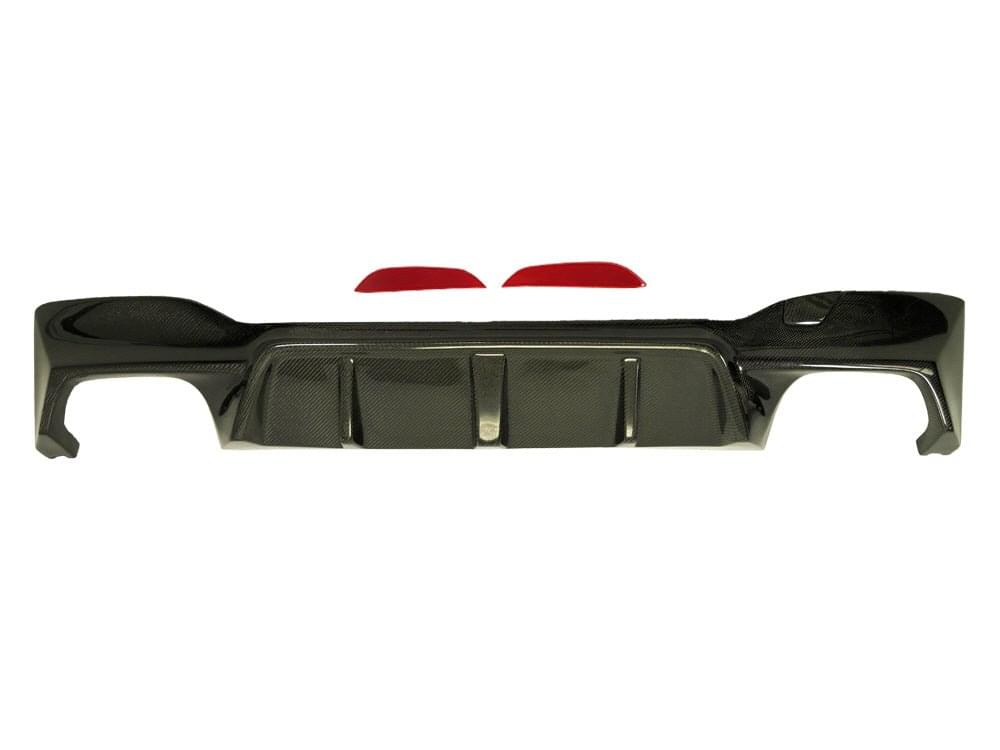 2018-20 BMW F90 M5 3D Style Carbon Fiber Rear Bumper Diffuser + Splitters Spoiler For.