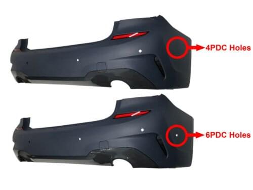 2019-2022 BMW 3 Series (G20) M Sport Style Rear Bumper Conversion.