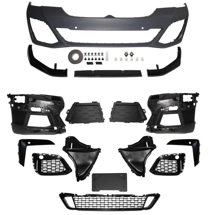 2021-2023 BMW G30 LCI M Performance Style Front Bumper With PDC.