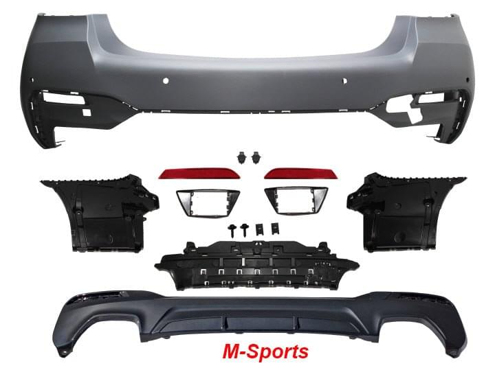 2021-2023 BMW G30 LCI Rear Bumper W/ PDC Covers.