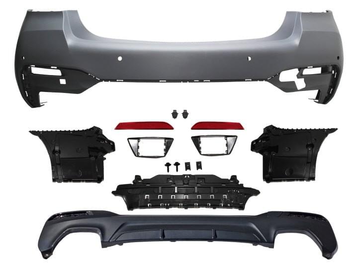 2021-2023 BMW G30 LCI Rear Bumper W/ PDC Covers.