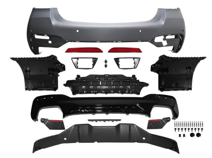 2021-2023 BMW G30 LCI Rear Bumper W/ PDC Covers.