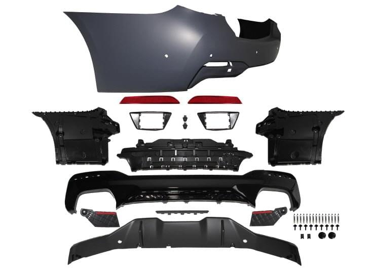 2021-2023 BMW G30 LCI Rear Bumper W/ PDC Covers.