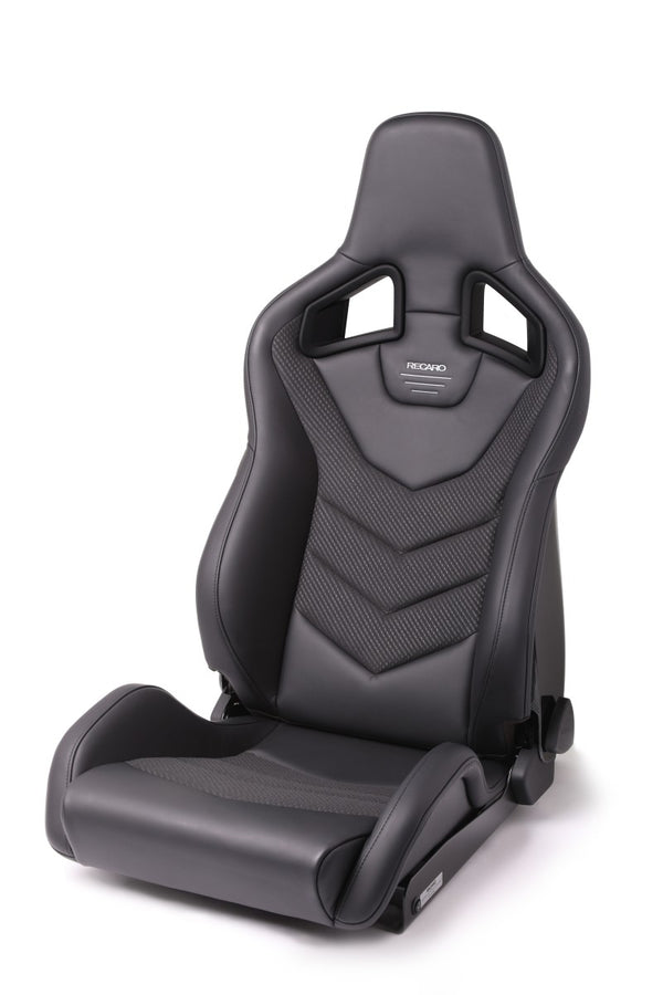 Recaro Sportster GT Passenger Seat - Black Leather/Carbon Weave - COLORADO N5X