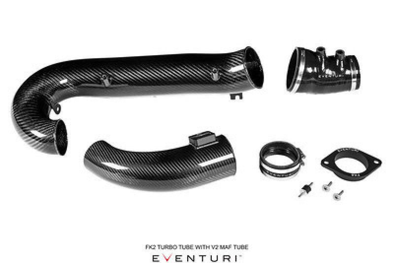 Eventuri Honda FK8 Civic Type R - Black Carbon Charge-Pipe - COLORADO N5X