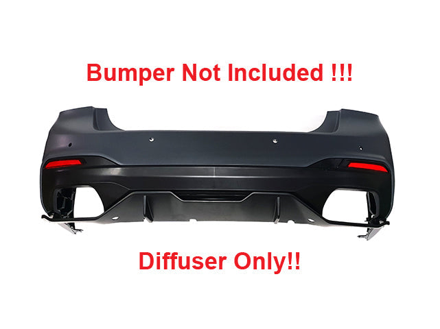 2017-2020 BMW G30 PRE-LCI M-Performance Style Rear Diffuser Only - COLORADO N5X