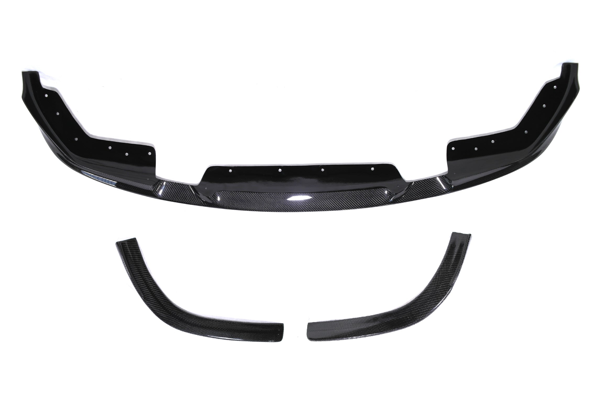 2019-2021 BMW PRE-LCI G20 3 Series w/ M-PKG, 3D Style Carbon Front Lip (3PCS) - COLORADO N5X