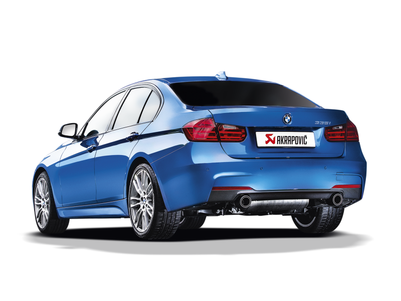 Akrapovic 12-15 BMW 335i (F30 F31) Evolution Line Cat Back (SS) w/ Carbon Tips (Req. Link Pipe) - COLORADO N5X