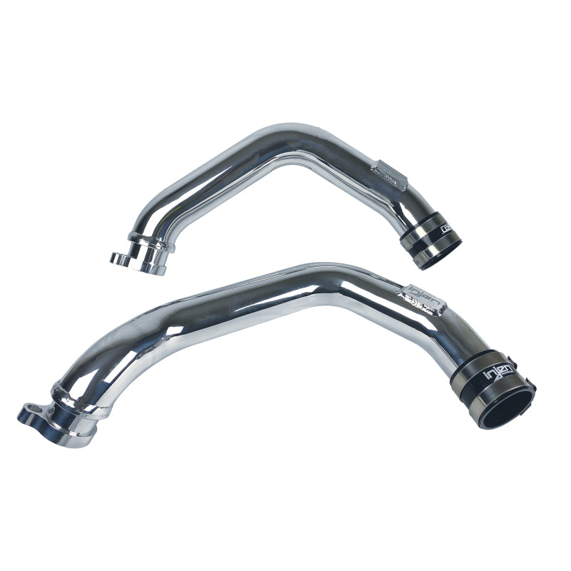 Injen 15-16 BMW M3 (F80) L6 Twin Turbo Polished Intercooler Charge Pipe w/ 1/8in Female NPT Bungs - COLORADO N5X