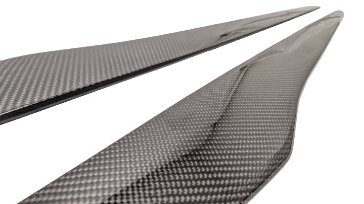 2019+ BMW G20 3 Series V-Style Carbon Fiber Side Skirt Extensions - COLORADO N5X