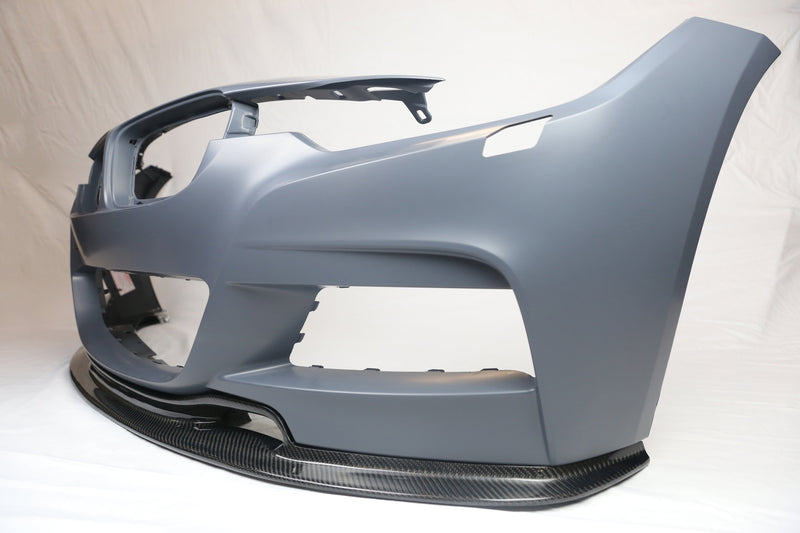 2012-2018 BMW F30 M-TECH Style Bumper + Carbon Front Lip - COLORADO N5X