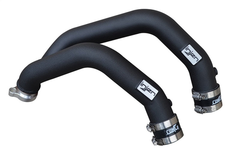 Injen 15-16 BMW M3(F80)/M4 (F82/83) 3.0L L6 Twin Turbo 2PC Aluminum Int. Charge Pipe - Wrinkle Black - COLORADO N5X