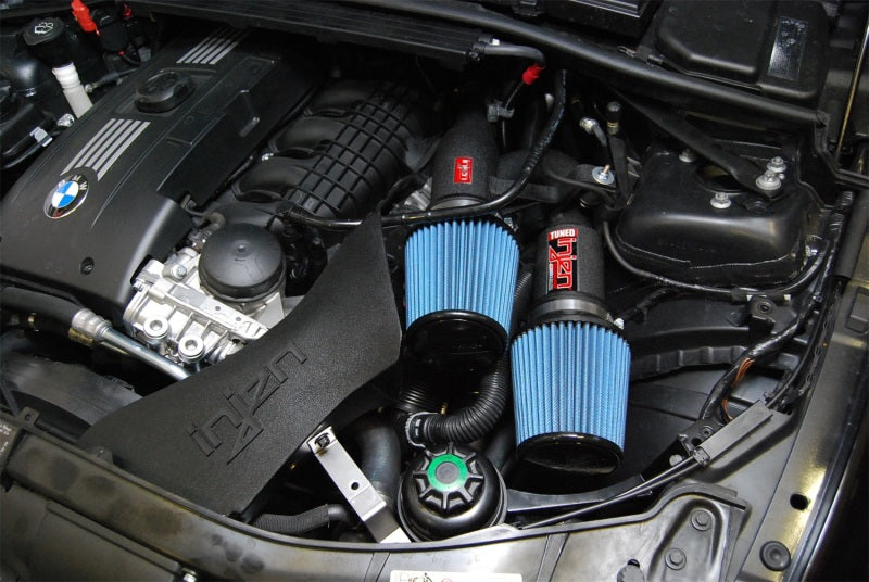 Injen 07-09 335i E92 / 08-09 135i E82 3.0L L6 Twin intake Wrinkle Black Short Ram Intake - COLORADO N5X