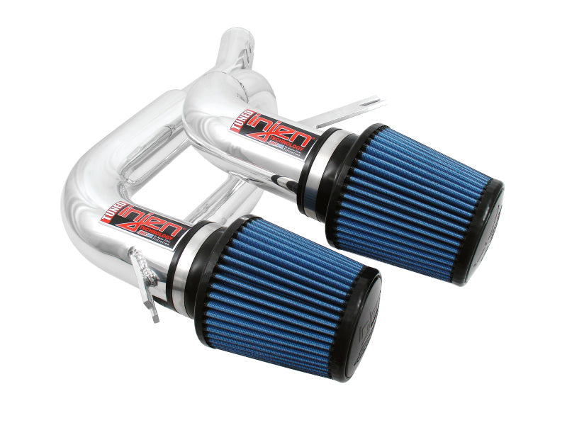 Injen 08-09 535i E60 3.0L L6 Twin intake & AMSOIL Filters Polished Short Ram Intake - COLORADO N5X