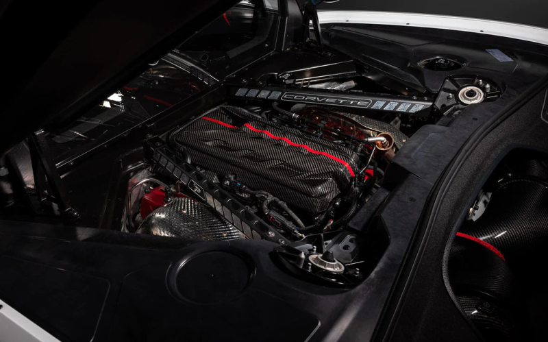 Eventuri Chevrolet C8 Corvette Black Carbon Engine Cover - COLORADO N5X