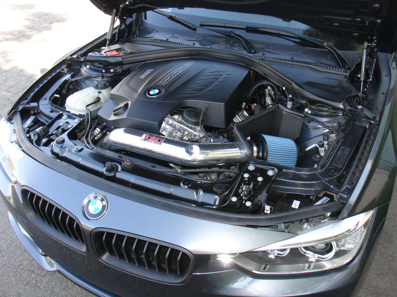 Injen 12-13 BMW 335i (N55) 3.0L L6 (turbo) AUTO TRANS ONLY Wrinkle Black Short Ram Intake w/ MR Tech - COLORADO N5X