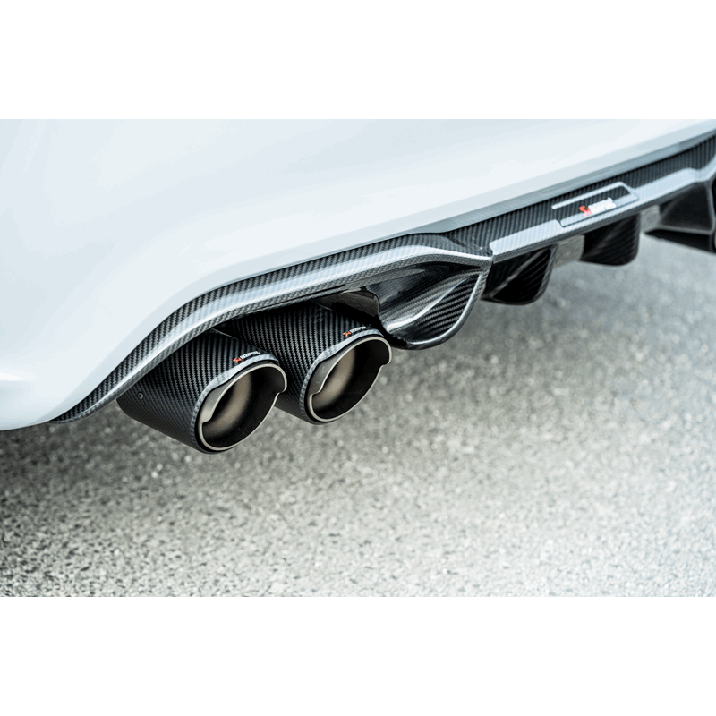 Akrapovic 2018+ BMW M2 Competition/M2 CS (F87N) Slip-On Line (Titanium) w/Carbon Fiber Tips - COLORADO N5X