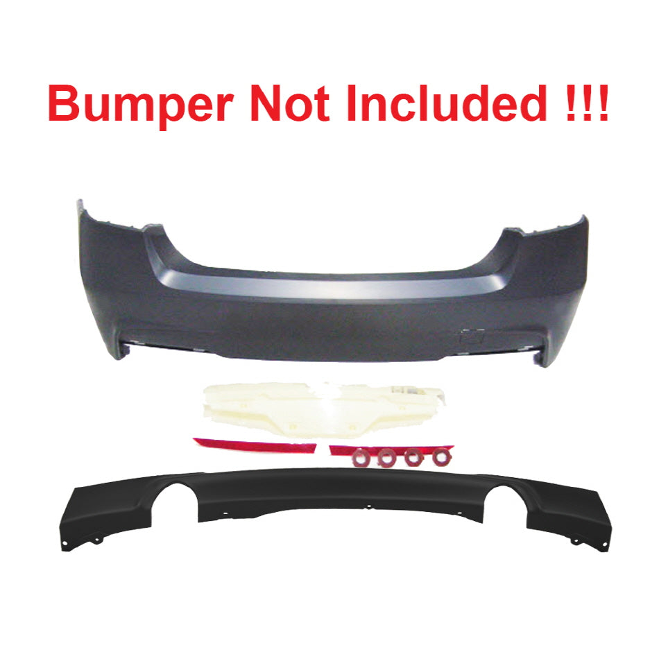 2012-2018 BMW F30 F31  M-Tech Style Diffuser Only - COLORADO N5X