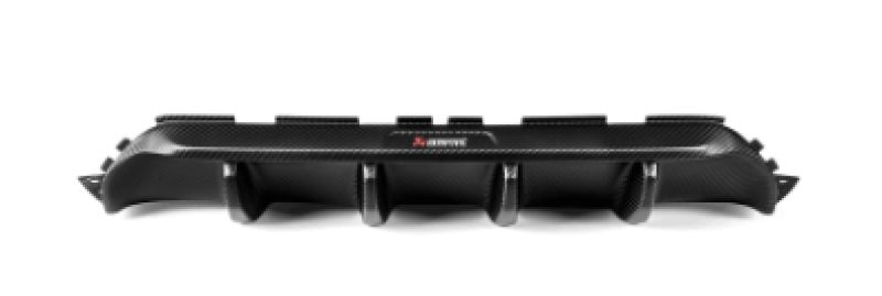 Akrapovic 18+ BMW M5 (F90) Rear Carbon Fiber Diffuser - Matte w/Red Akrapovic Logo - COLORADO N5X