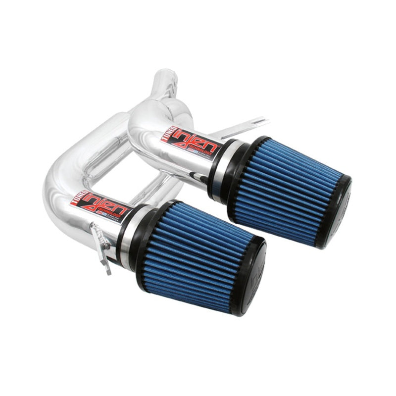 Injen 08-09 535i E60 3.0L L6 Twin intake & AMSOIL Filters Polished Short Ram Intake - COLORADO N5X