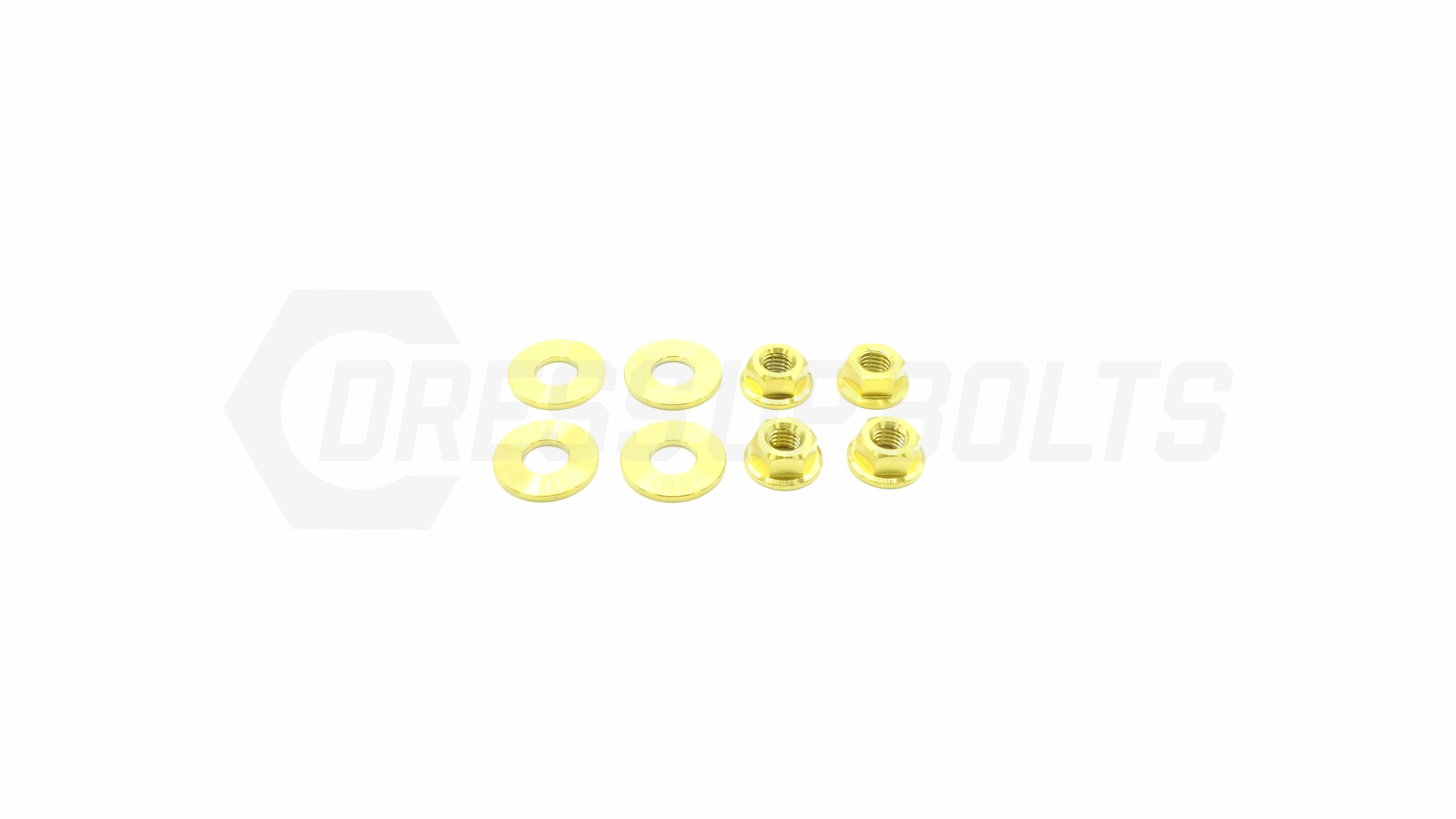 Dress Up Bolts Titanium Hardware Hood Kit - BMW F3X 335i (2012-2015) - COLORADO N5X