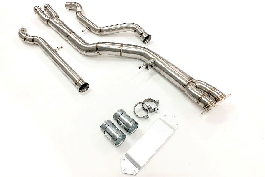 MAD BMW F8x M3 M4 S55 Single Midpipe (Brace Included) - COLORADO N5X