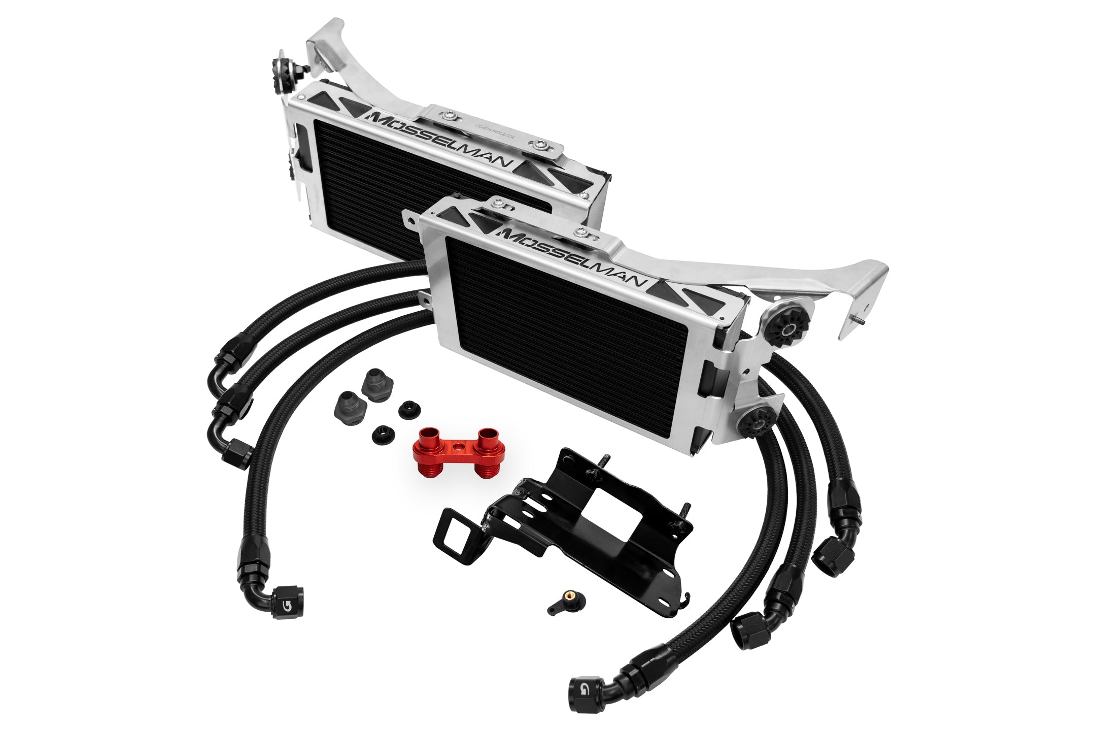 Mosselman TWIN OIL COOLER KIT, BMW 1-SERIES E8X - COLORADO N5X