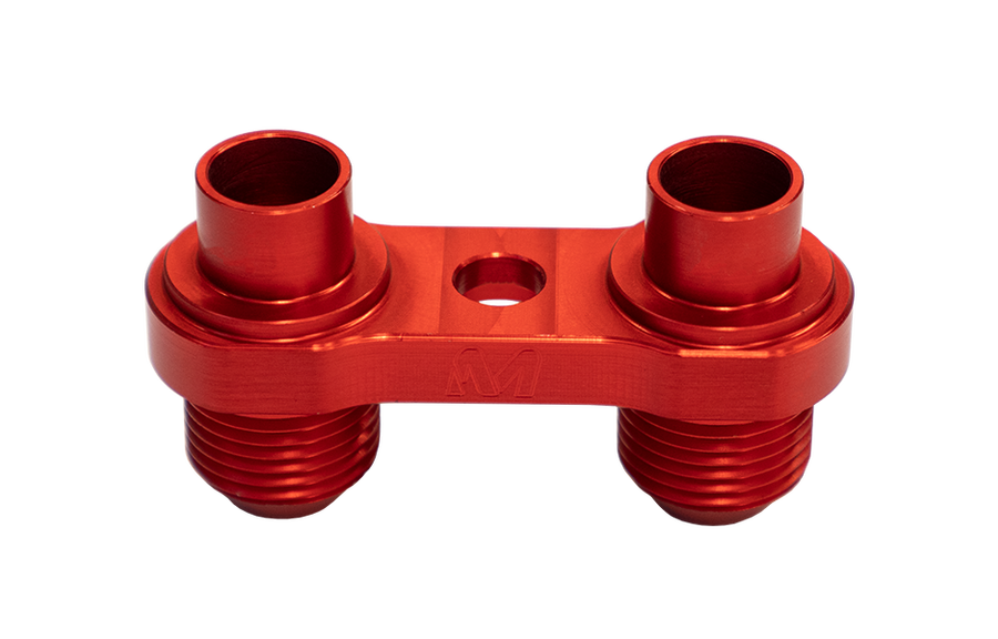 MOSSELMAN OIL LINE ADAPTER AN8 RED - COLORADO N5X