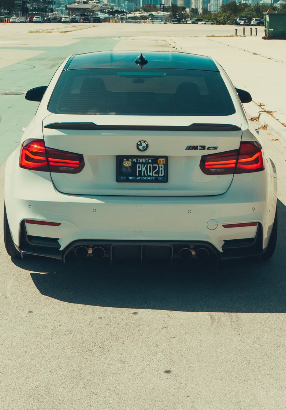 CS STYLE CARBON FIBER TRUNK SPOILER - F30 3-SERIES | F80 M3 - COLORADO N5X