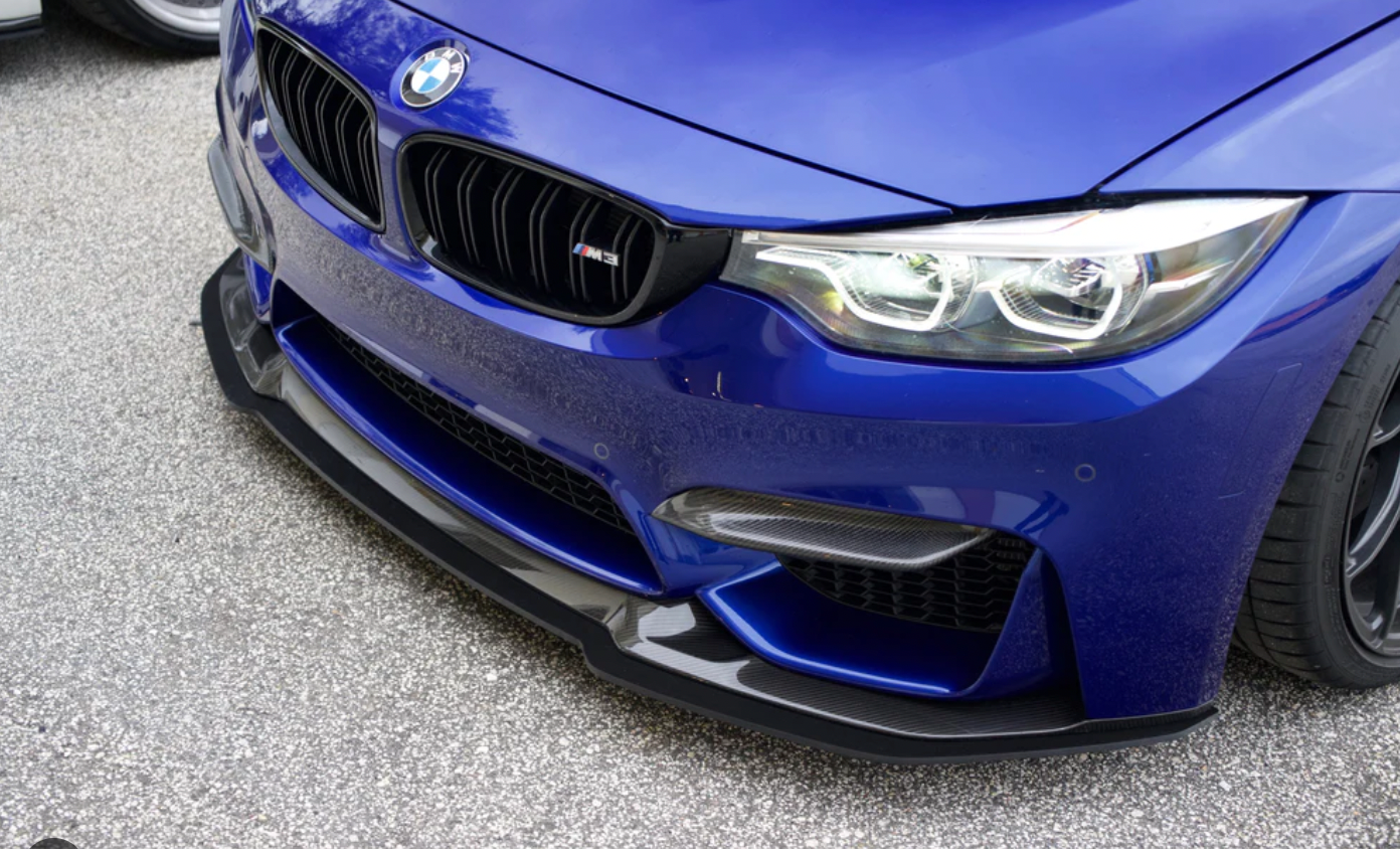 PERFORMANCE V2 DRY CARBON FIBER UPPER SPLITTERS (FANGS) - F80 M3 | F82 / F83 M4 - COLORADO N5X