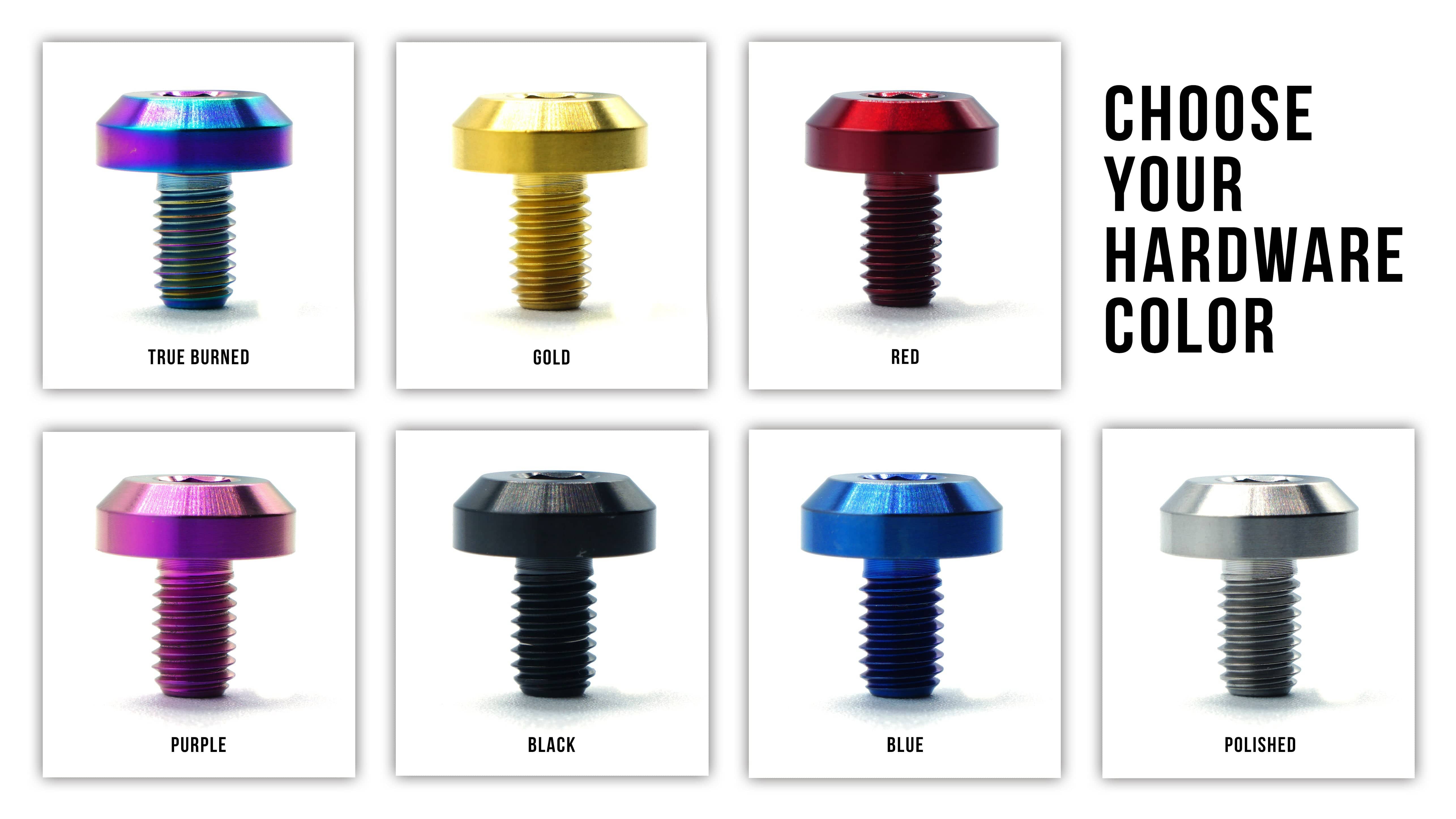 Dress Up Bolts Titanium Hardware Hood Kit - BMW E46 M3 (2000-2006) - COLORADO N5X
