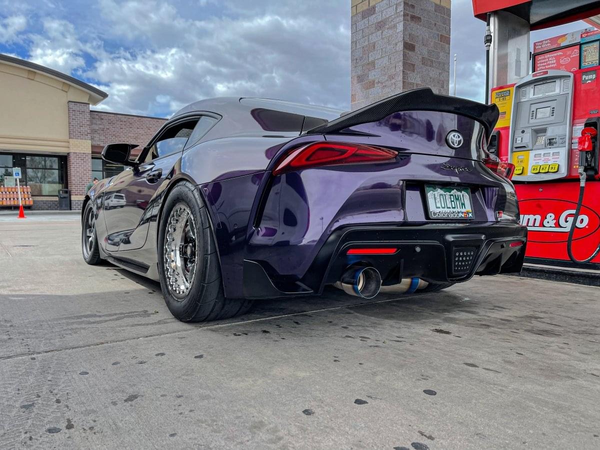 A90 MK5 Toyota Supra V2 Spoiler Carbon Fiber.